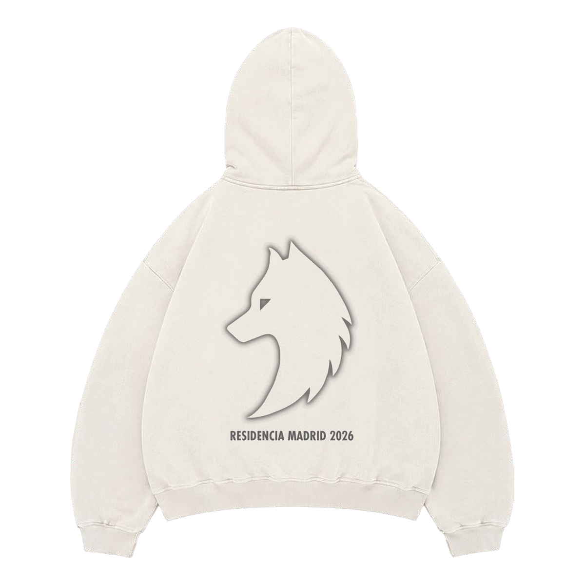 CREAM WOLF P/O HOODY