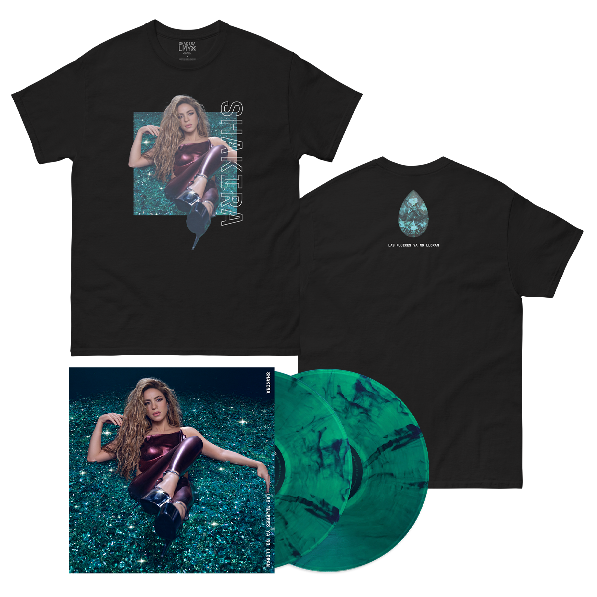 Exclusive Emerald T-shirt + 2LP Wolfpack Bundle