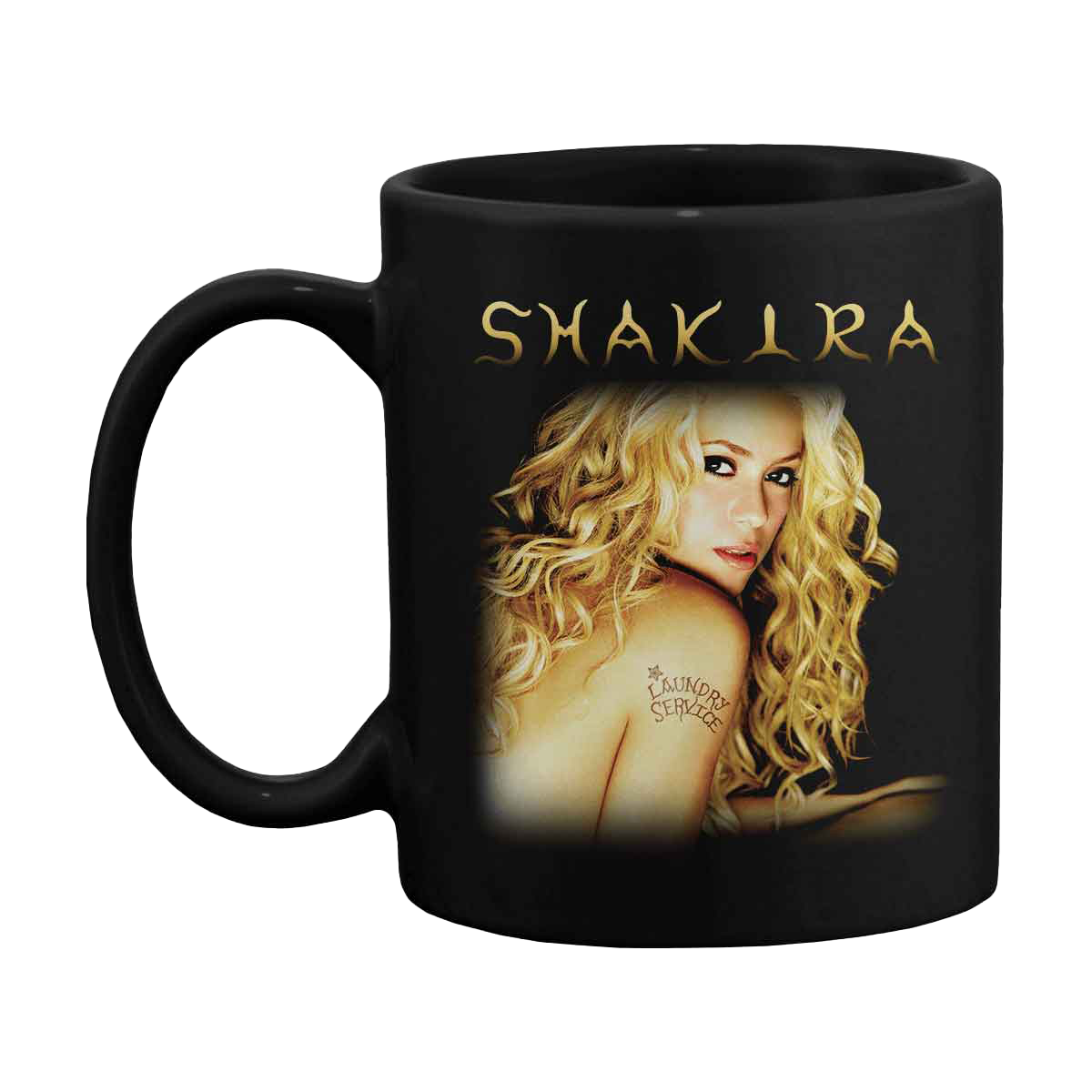 Laundry Service Cover Mug - Black