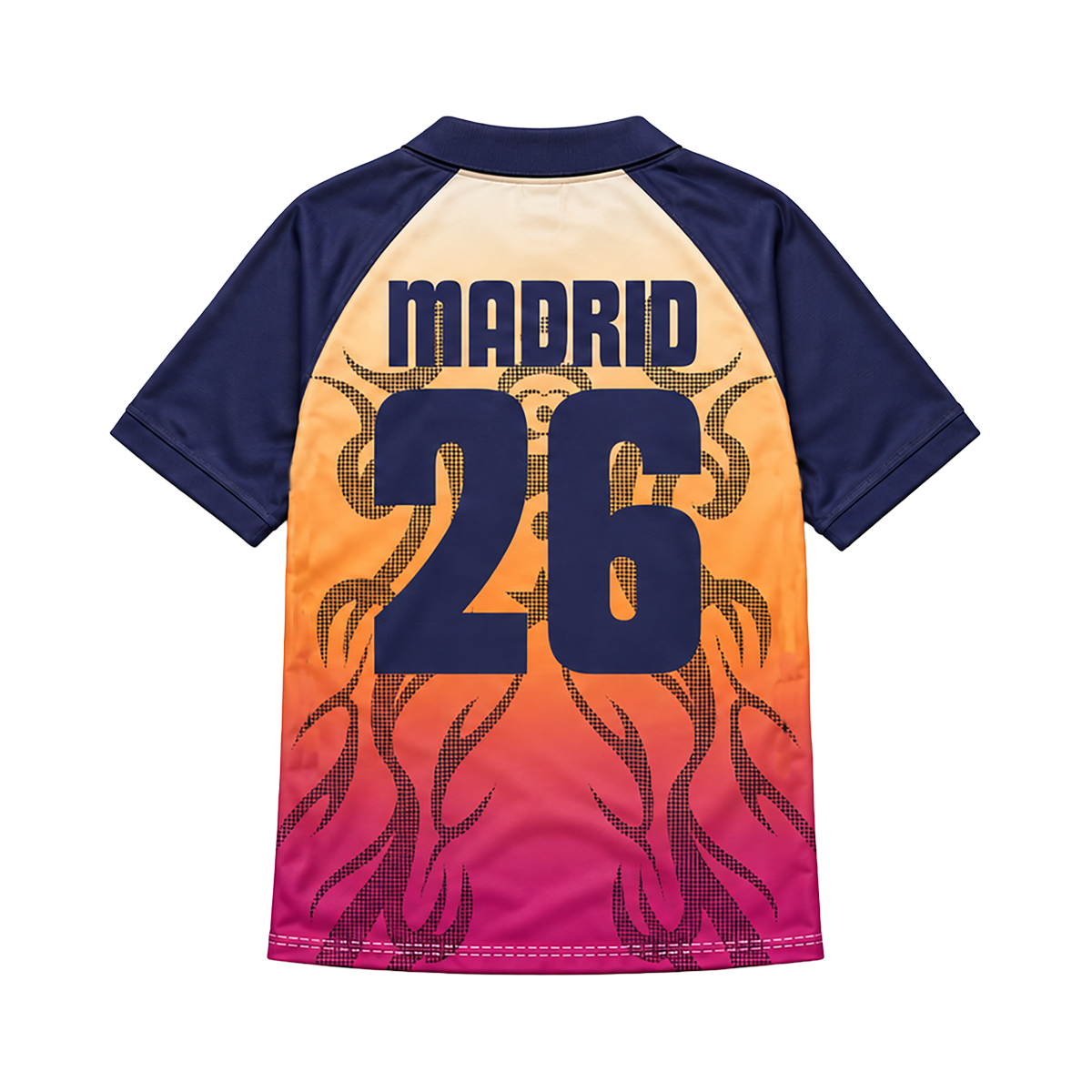 NAVY GRADIENT SOCCER T