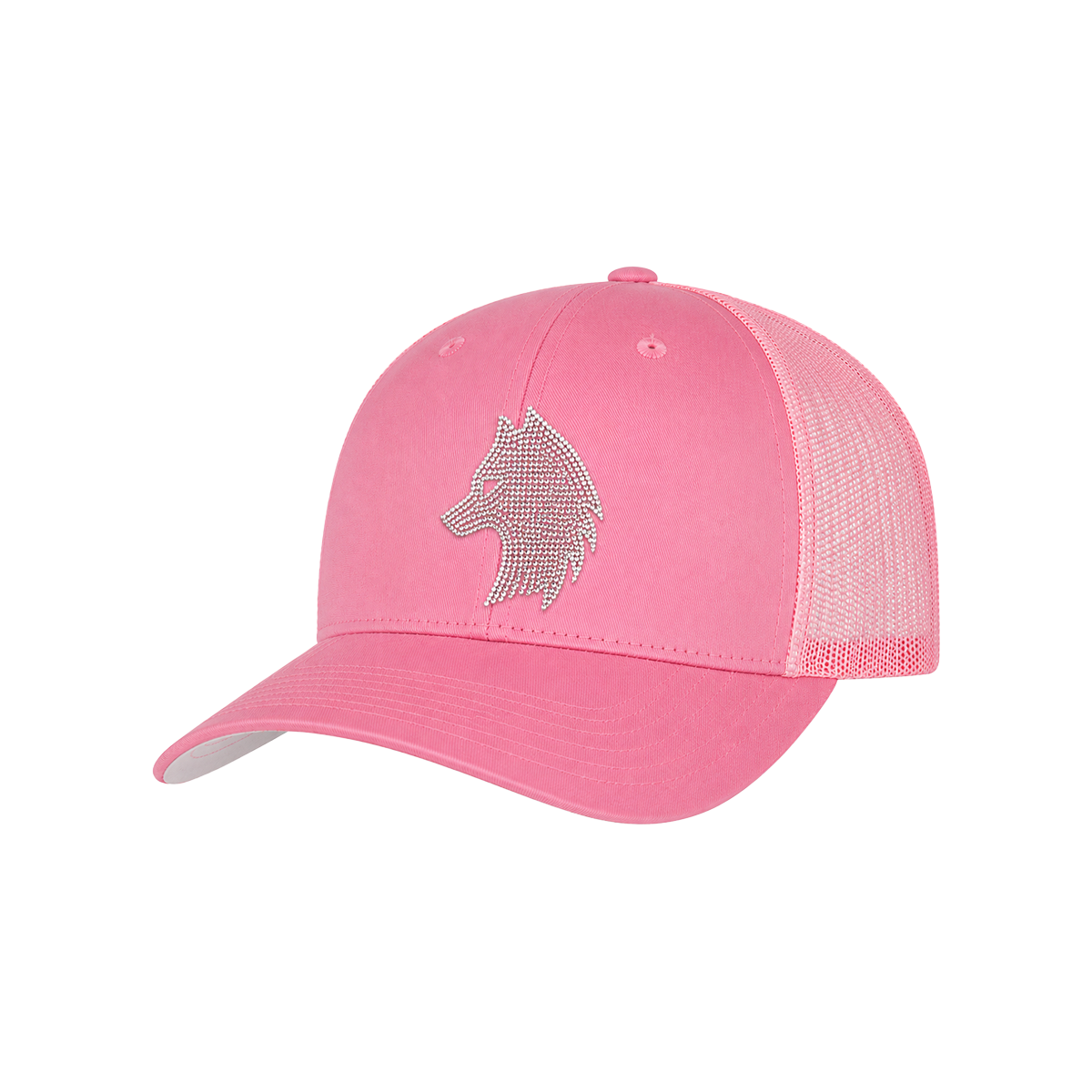 SHE WOLF PINK TRUCKER HAT