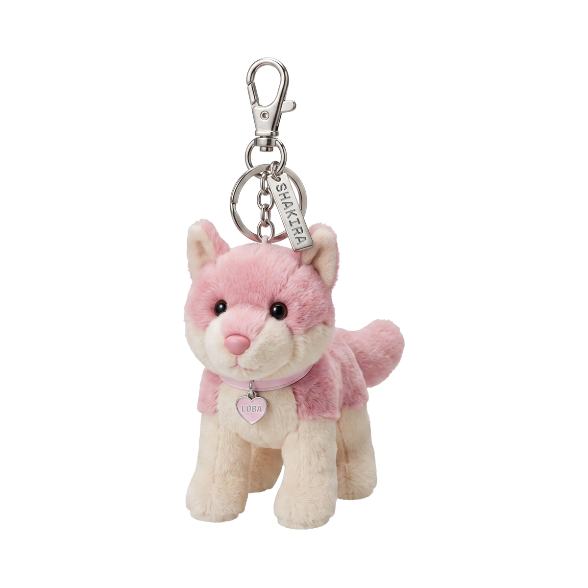 SHE WOLF PLUSH KEYCHAIN