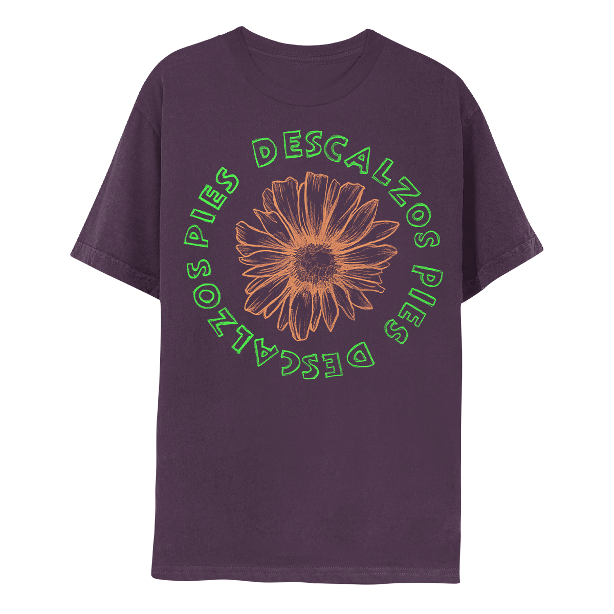 Pies Descalzos Flower Tee - Wine