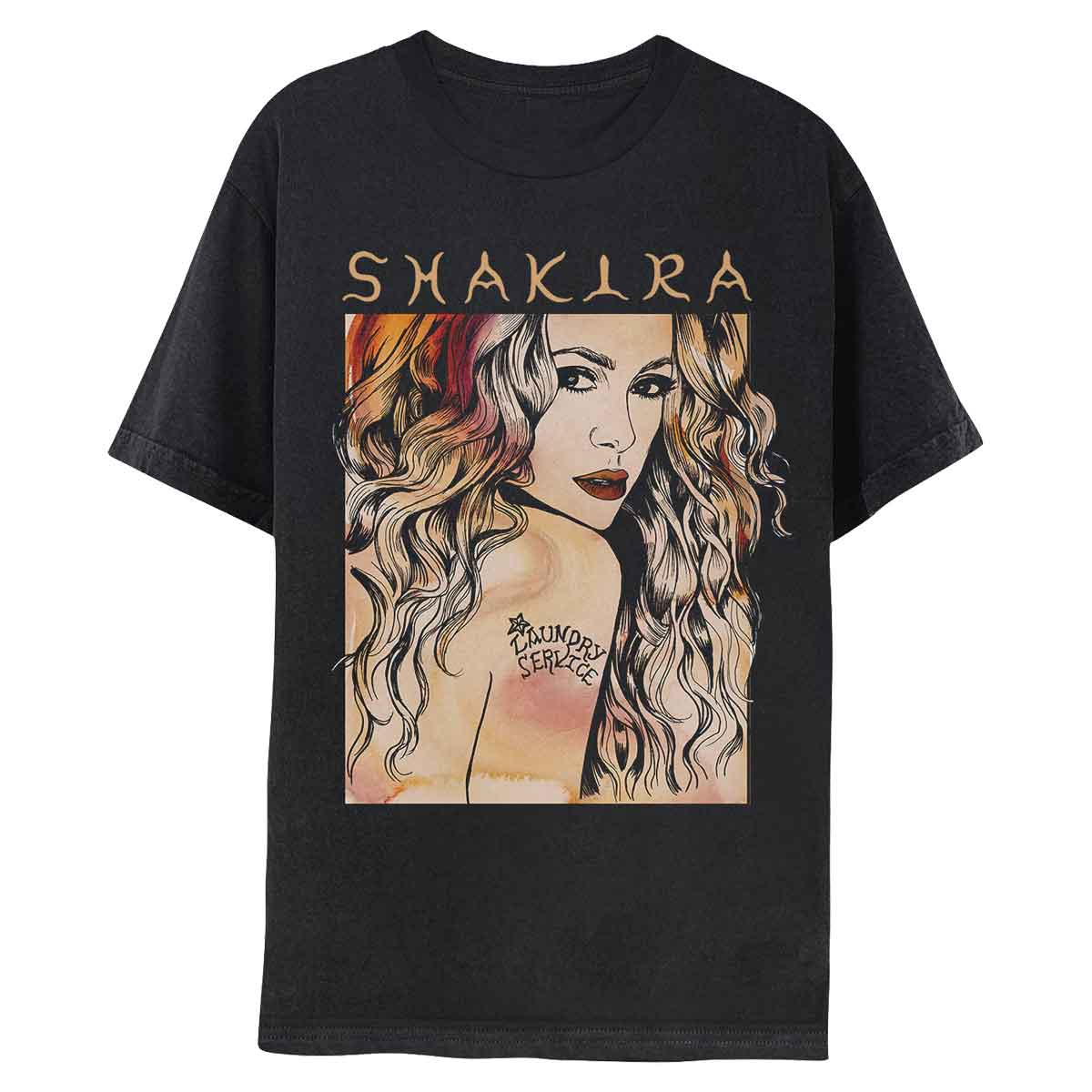 Laundry Service Illustrated T-shirt - Vintage Black – Shakira European Store