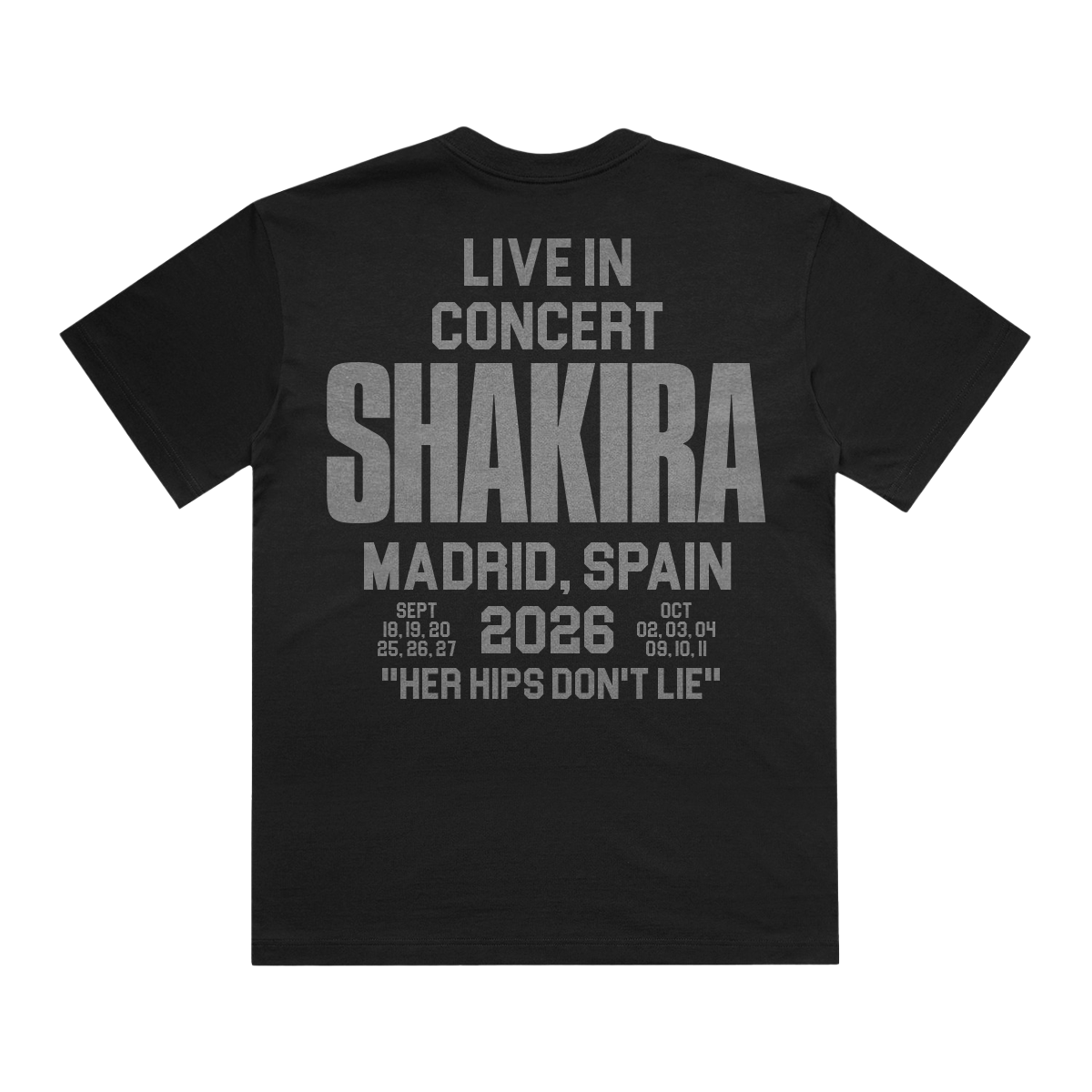 LMYNL SHAK IN CONCERT BLK T 26