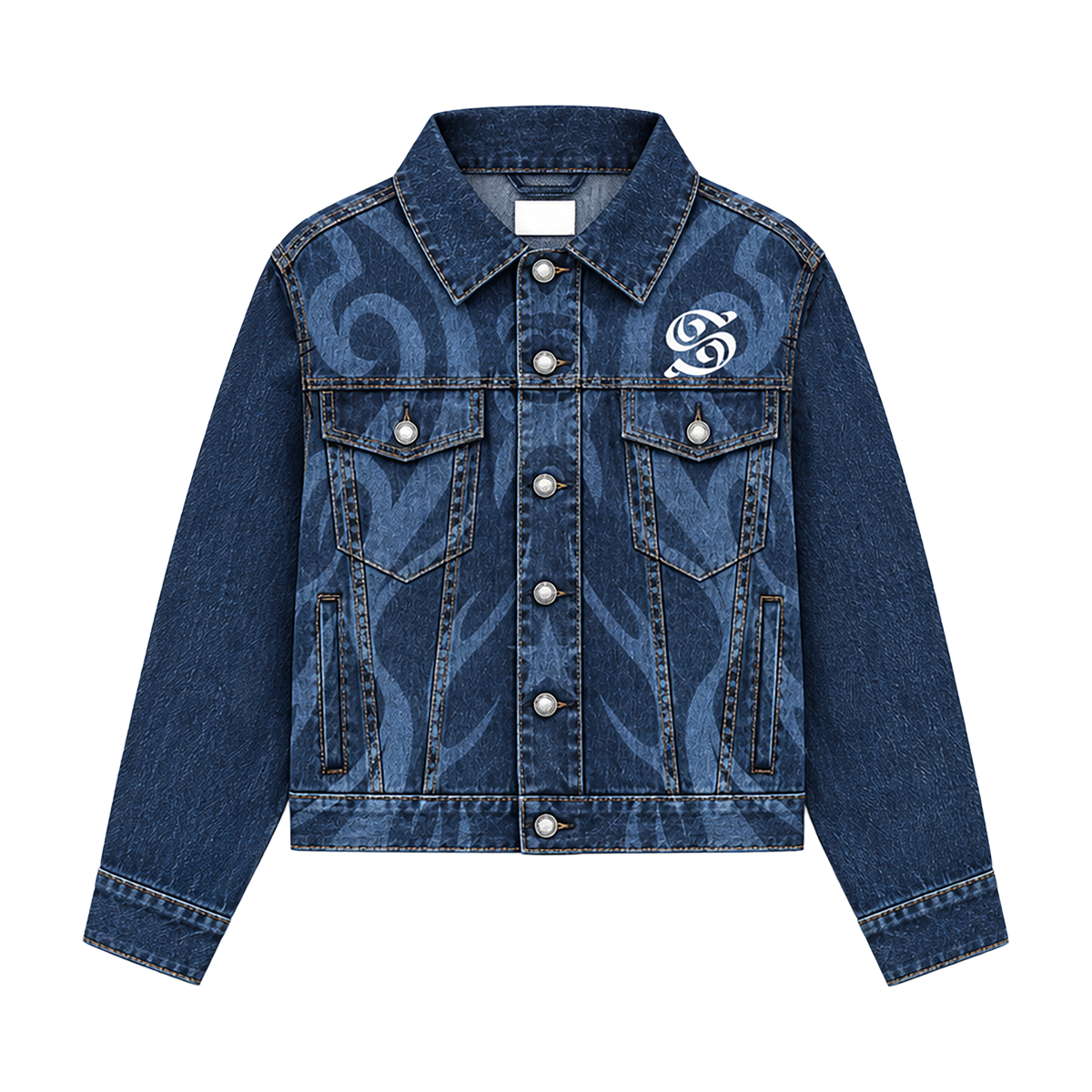 SHAKIRA LOGO DENIM JACKET