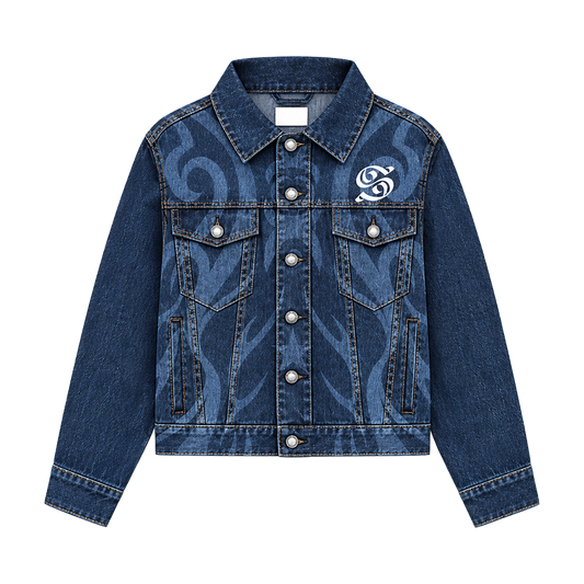 SHAKIRA LOGO DENIM JACKET