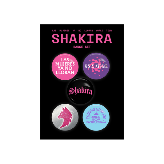 BUTTON BADGE SET OF 5