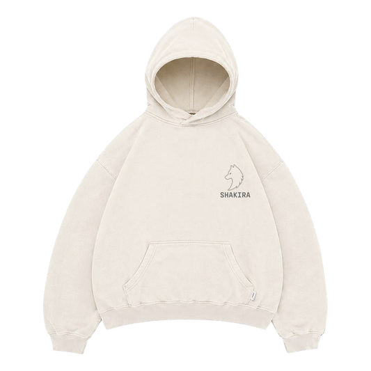 CREAM WOLF P/O HOODY