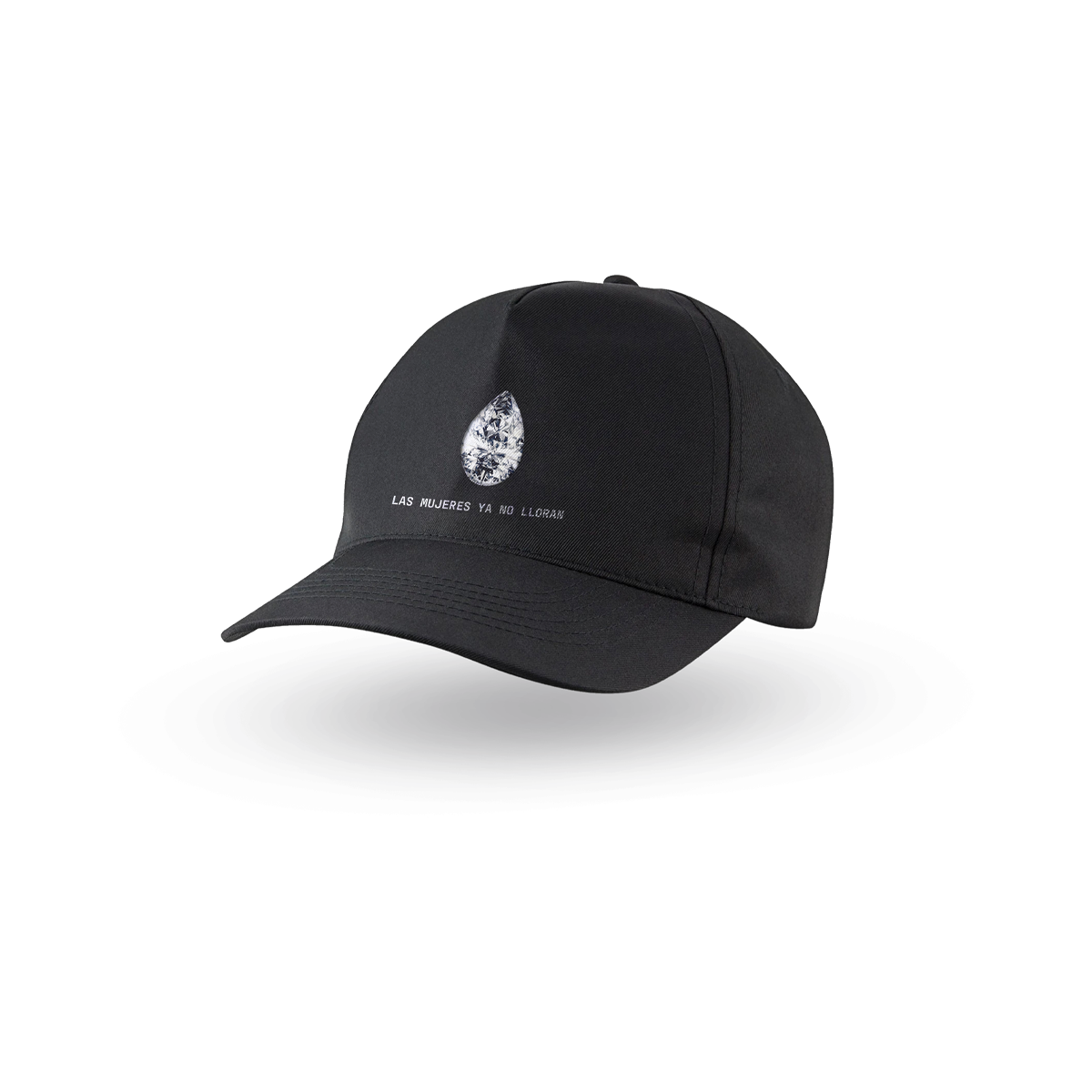 Diamond 5-Panel Hat - Black