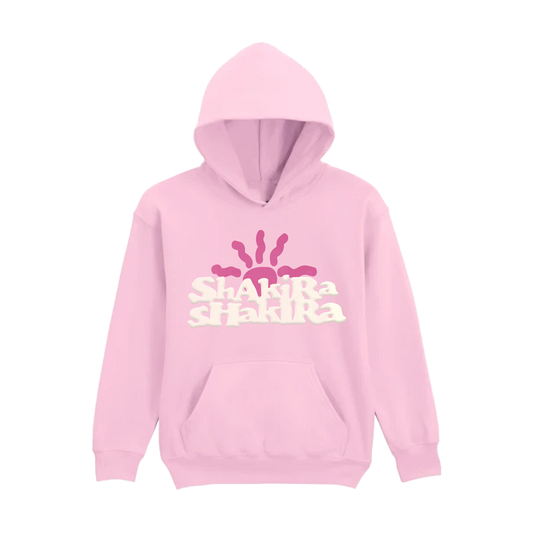 BUBBLE TXT LT PINK KIDS P/O HOODY