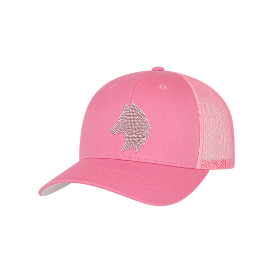 SHE WOLF PINK TRUCKER HAT