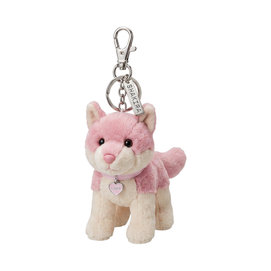 SHE WOLF PLUSH KEYCHAIN