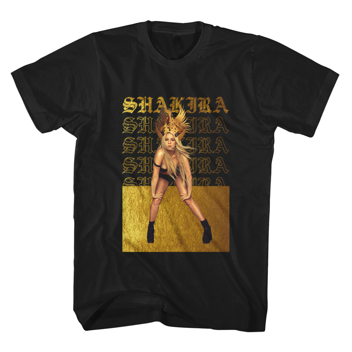 Shakira El Dorado World Tour 2018 Black Tee