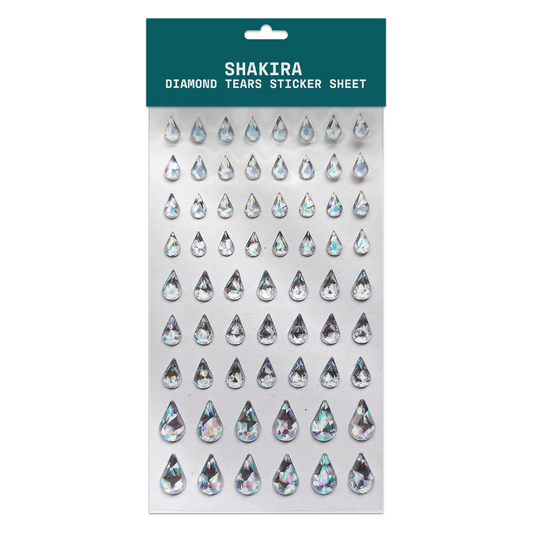 Diamond Teardrop Stickers