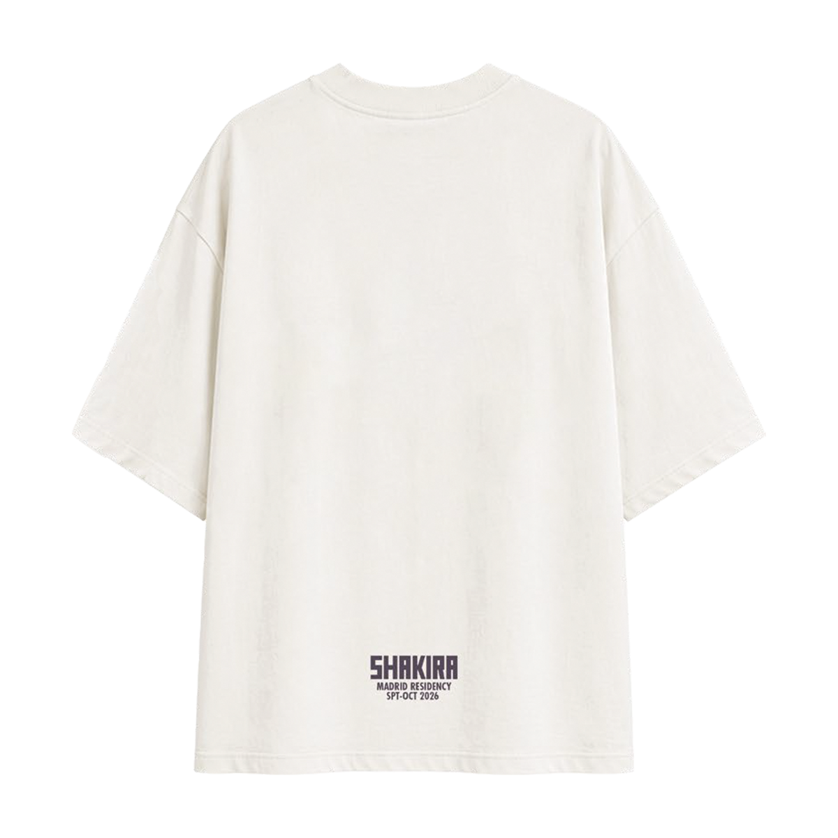 SHAKIRA ALL OVER PRINT WHITE - T-SHIRT