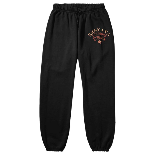 Laundry Service Logo Sweatpants - Black